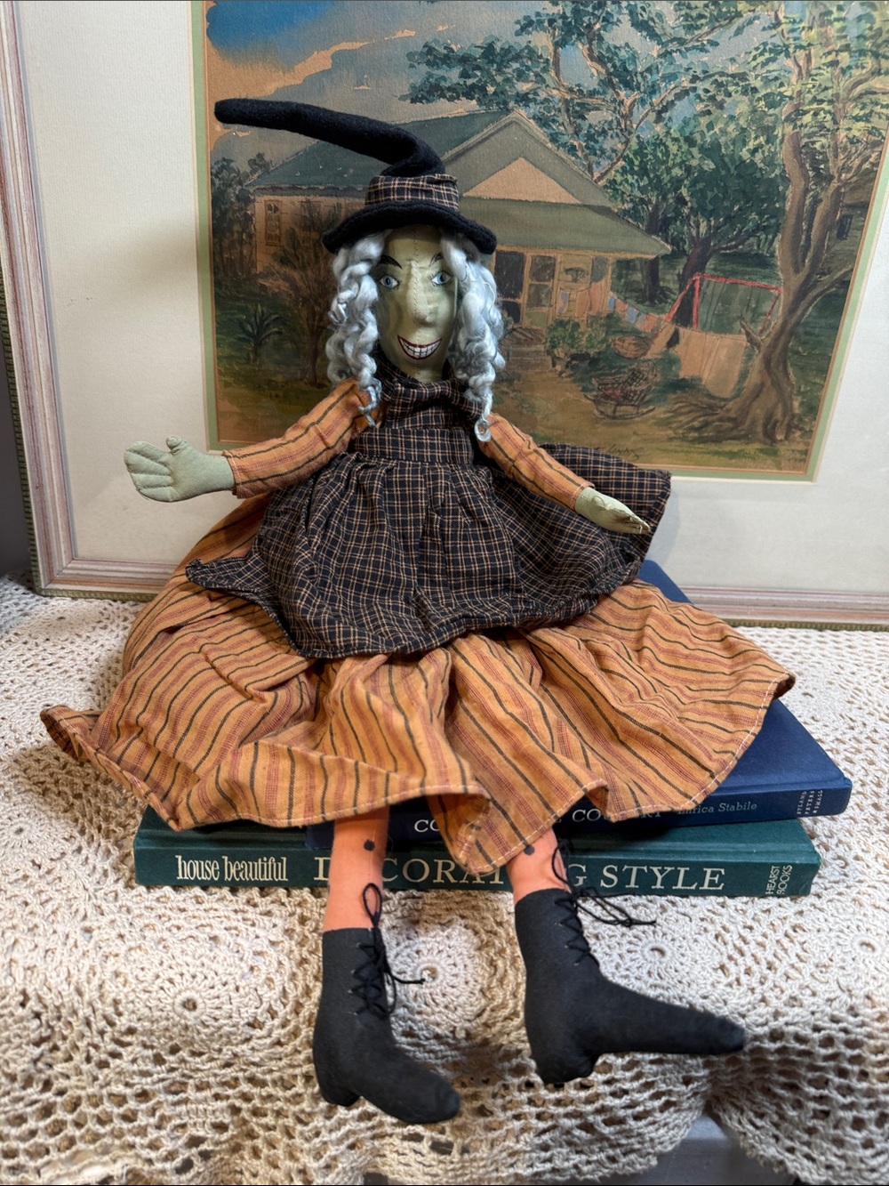 Primitive Folk Art Witch